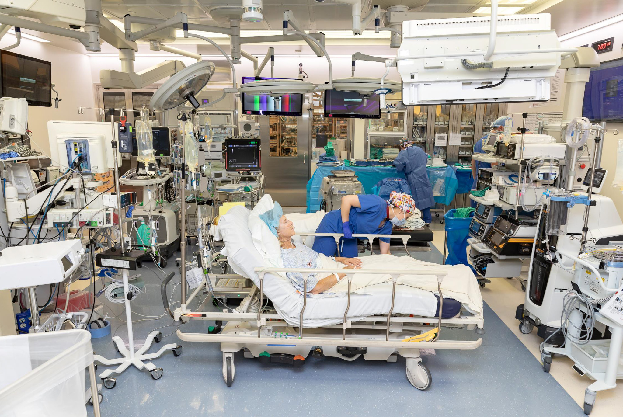 A modern operating room—all technology and sterile precision, is an intimidating place. Debbie Stiles, 69, recalls feeling “terrified" as she awaited open heart surgery. In contrast, her anesthesiologist, Dr. Igor Feinstein, remembers how positive she was, even stoic, the morning of the surgery.