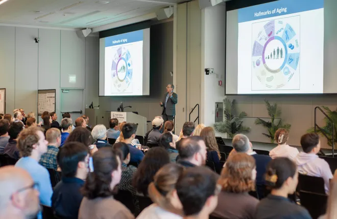At the Knight Initiative's Spring 2026 Symposium, Nir Barzilai and colleagues are studying hundreds of centenarian families to understand how they remain resilient past the age of 100.